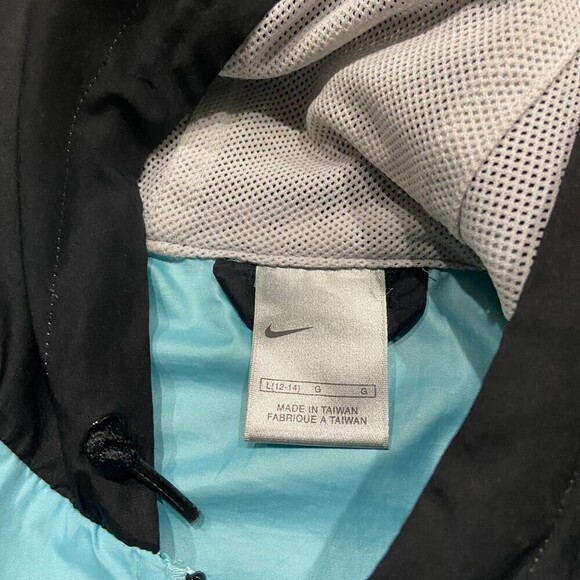 Nike Vintage Y2K Tiffany Full Zip Hooded Windbreaker Jacket Women's Size Large - Picture 7 of 7